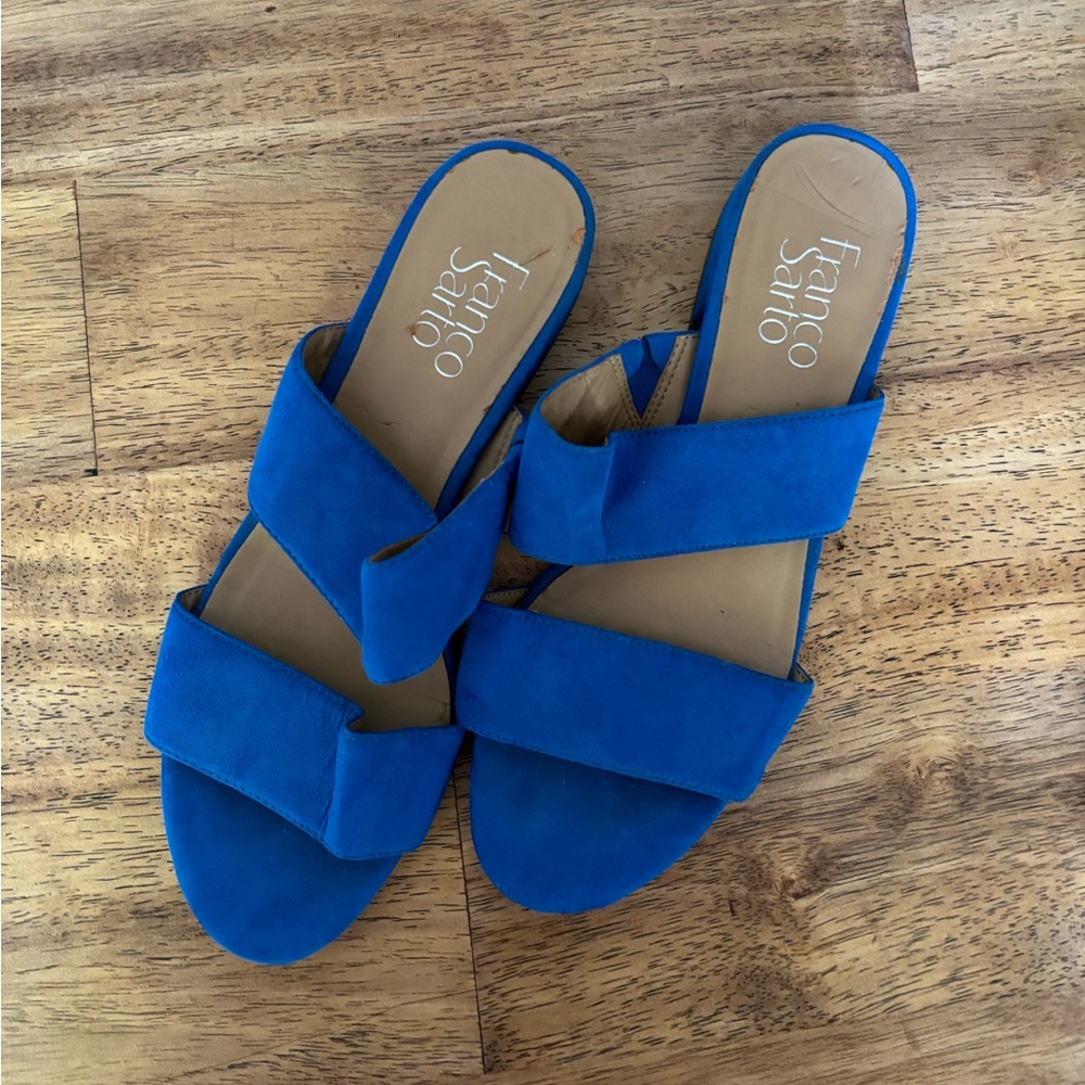 Franco Sarto Electric Blue Sandals